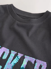 NEXT - NCNOI-Jersey Tops-Charcoal Grey