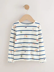 NEXT - NCNMD-Lightweight Tops-Ecru/Navy