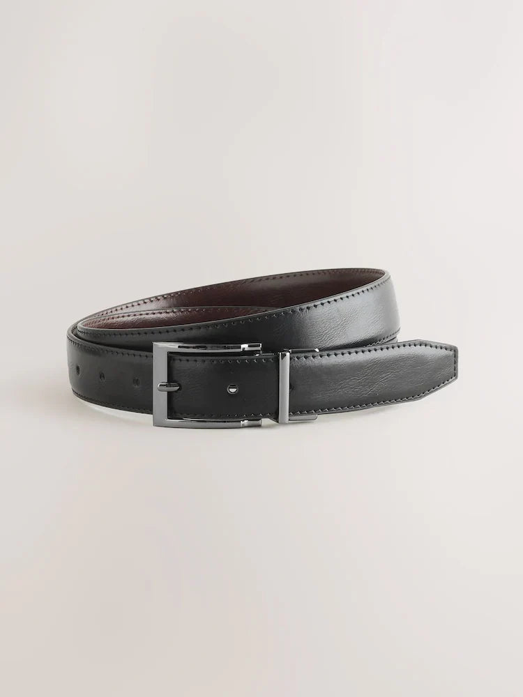 PU REV STITCH BLKBRN | BLACK/BROWN