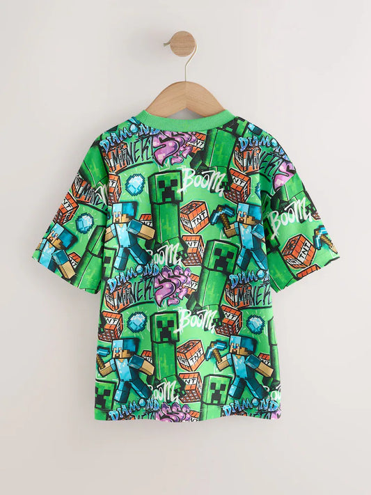 BD SS MNCRFT AOP GRN |GREEN