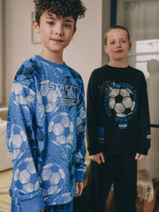 2PK JOG BLUE FOOTBAL |BLUE/BLK