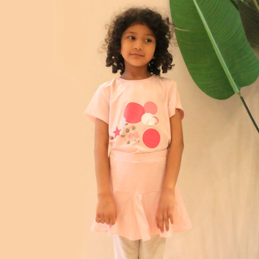 Girl'S Skirt Legging Cotton candy Pakistan