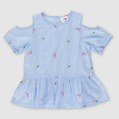 Girl'S Woven Top Cotton candy Pakistan