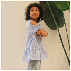 Girl'S Woven Top Cotton candy Pakistan