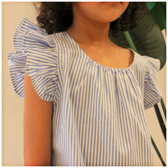 Girl'S Woven Top Cotton candy Pakistan