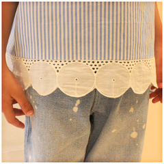 Girl'S Woven Top Cotton candy Pakistan