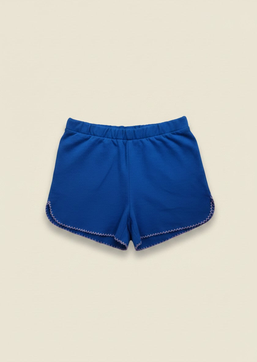Girls Navy Terry with Detailing