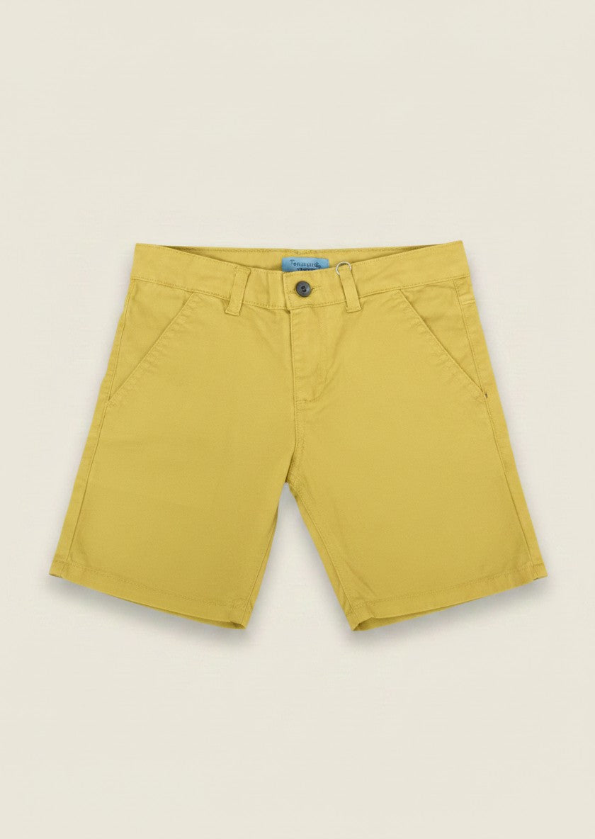 Marigold Yellow Twill Short