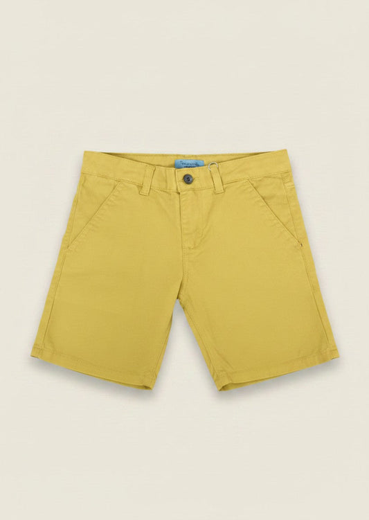 Marigold Yellow Twill Short