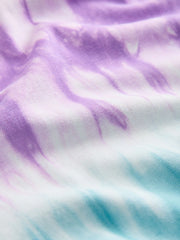 Blue/Purple Tie-Dye Short Sleeve T-Shirt (3-16yrs)