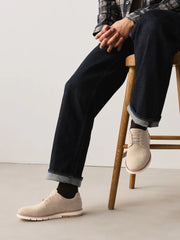 Stone Comfort Wedge Derby Shoes