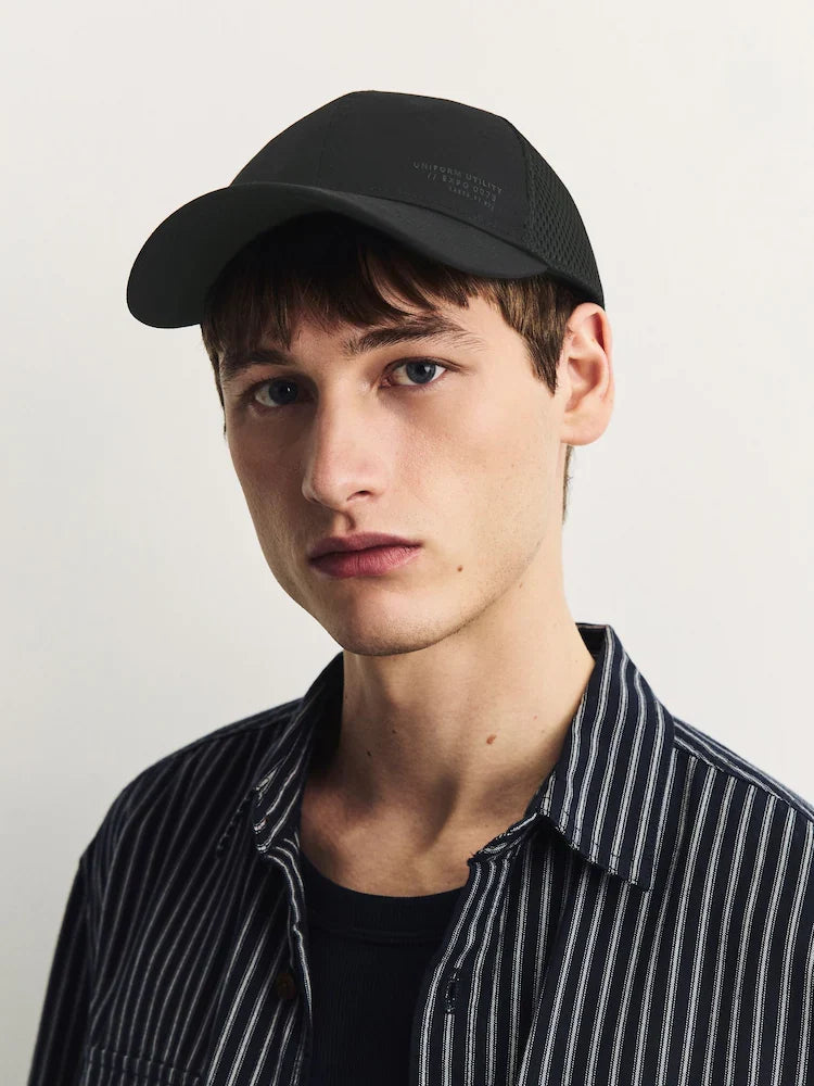 Black Trucker Cap