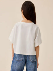 White Matcha Boxy Graphic T-Shirt (3-16yrs)