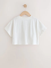 White Matcha Boxy Graphic T-Shirt (3-16yrs)