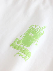 White Matcha Boxy Graphic T-Shirt (3-16yrs)