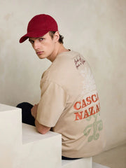 Stone Cascais Graphic Relaxed Fit Graphic Print Heavy Weight T-Shirt