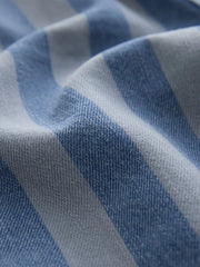 Blue Stripe Pull On Wide Trousers (3mths-7yrs)