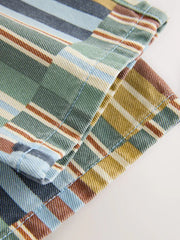 Multi Hotchpotch Stripe Pull On Wide Trousers (3mths-7yrs)