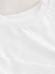 White Long Sleeve Plain T-Shirt (3mths-7yrs)