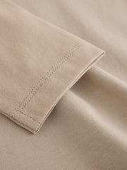 Neutral Long Sleeve Plain T-Shirt (3mths-7yrs)