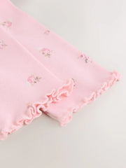 Pink Cord Dungaree and Bodysuit Baby Set 2 Piece (0mths-2yrs)