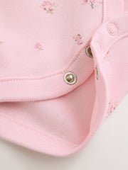 Pink Cord Dungaree and Bodysuit Baby Set 2 Piece (0mths-2yrs)