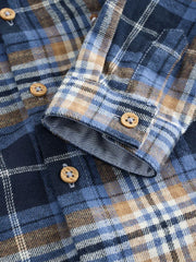 Blue Bear Check Long Sleeve Character Shirt (3mths-7yrs)
