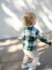 Green/Ecru Bear Long Sleeve Character Shirt (3mths-7yrs)