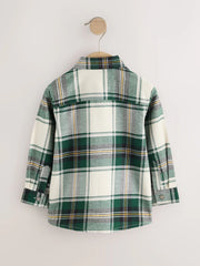 Green/Ecru Bear Long Sleeve Character Shirt (3mths-7yrs)