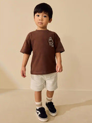 Ecru Corduroy Pull On Shorts (3mths-7yrs)