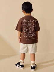Ecru Corduroy Pull On Shorts (3mths-7yrs)