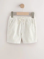 Ecru Corduroy Pull On Shorts (3mths-7yrs)