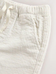 Ecru Corduroy Pull On Shorts (3mths-7yrs)