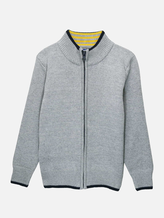 Grey Casual Zipper With Detailing Brumano Pakistan