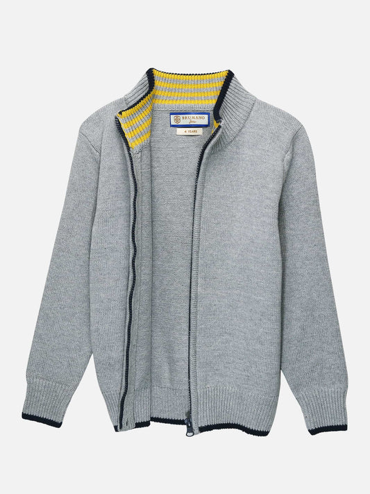 Grey Casual Zipper With Detailing Brumano Pakistan