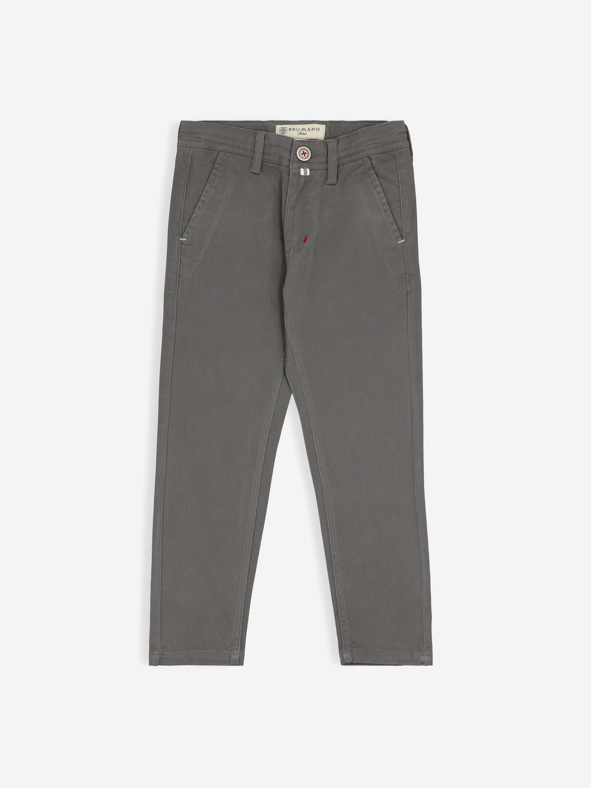 Grey Casual Chino With Flap Pockets Brumano Pakistan