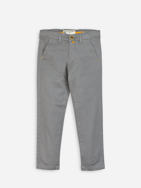 Grey Casual Twill Trouser Brumano Pakistan