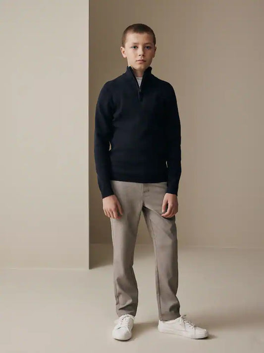 Brown Smart Woven Trousers (3-16yrs)