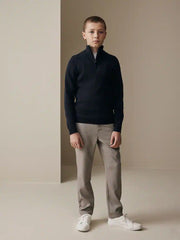 Brown Smart Woven Trousers (3-16yrs)