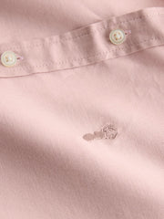 Pink Logo Short Sleeve Cotton Rich Oxford Shirt (3-16yrs)