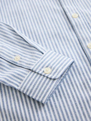 NEXT - Blue Stripe Single Oxford Shirt (3-16yrs)