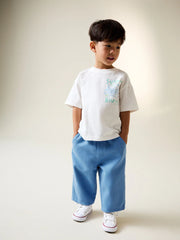 NEXT - NCNPB-Trousers-Blue Pull On Wide