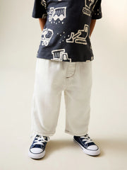Ecru Wide Fit Wide Fit Jeans
