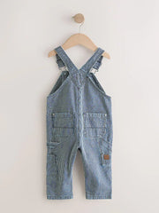 Ticking Stripe Dungarees (3mths-7yrs)