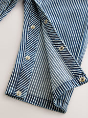 Ticking Stripe Dungarees (3mths-7yrs)