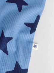 NEXT - Navy Star Two Way Zip Baby Sleepsuits 3 Pack (0-2yrs)