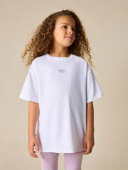 White Studio Aura Oversized Graphic Print T-Shirt (3-16yrs)