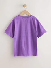 Purple Sushi Oversized Graphic Print T-Shirt