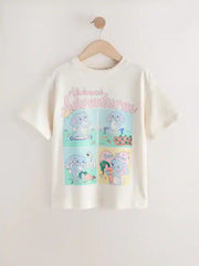 Ecru Easter Bunny Oversized Graphic Print T-Shirt (3-16yrs)