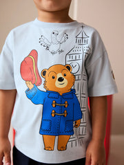 Blue Paddington Bear Short Sleeve T-Shirt (3mths-8yrs)